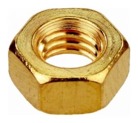 Шестигранная гайка DINFIX DIN 934, латунь, М12, 10 шт. 00-00001730 