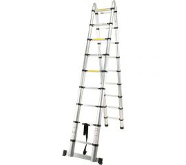 Телескопическая лестница-стремянка WORKY 2.8м/5.6м, 9/18 ступеней ARD128098 