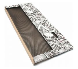 Облицовка радиатора Dreamcar 40x100 см, алюминий, ячейка 6x2 мм, черная DC-000-0000189 