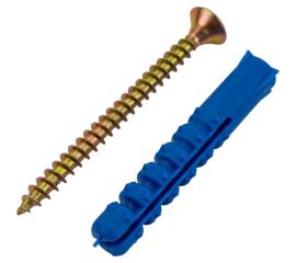 Набор крепления плинтусов VIPкрепеж 10/60 дюбель ежик 4шт/4шт 23018 VIP 