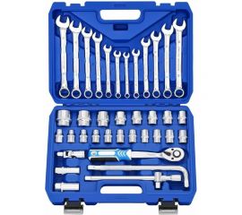 Набор инструментов для автомобиля GOODKING 1/2"" трещотка 72 зубца, 38 предметов B-10038 