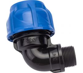 Отвод разъемный наружная резьба CN-TB ПНД 32x3/4" TEBO 017030708 