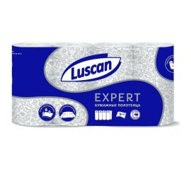 Бумажные полотенца Luscan Expert 3 слоя, с тиснением и перфорацией, 4 шт/уп 1574573 