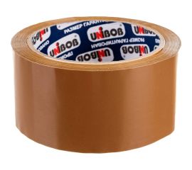 Упаковочная клейкая лента UNIBOB коричневая 48 мм х 66 м 134837 