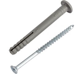 Дюбель-гвоздь Tech-Krep полипропилен, грибовидная манжета, SM-G 6x60 мм, 1000 шт. 125223 
