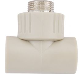 Тройник RTP PN25 комбинированный, наружная резьба D25х3/4 мм, серая 10998 