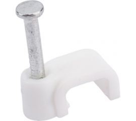 Пластиковая плоская скоба Volsten 6 мм 50 шт.V02-6W-2-06-050 9558 