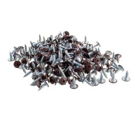 Прессшайба Качественный КРЕПЕЖ 4.2х13 мм, коричневая RAL 8017, острая, 300 шт 0200227 КЧ 