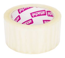Упаковочная клейкая лента Attache 50 мм х 66 м, 50 мкм, прозрачная 48340 