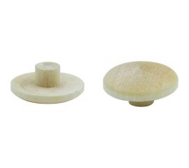 Деревянная заглушка под стяжку ЕВРОПАРТНЕР внутр. шестигранник, 4 мм, сосна, 16 шт. 16 1033 1 