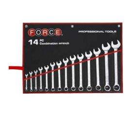 Набор дюймовых комбинированных ключей 14 предметов FORCE 5141SC 