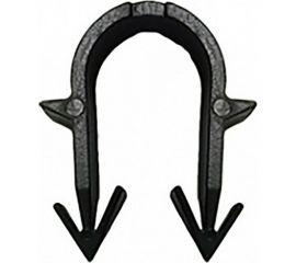 Якорная скоба для теплого пола СВК тип 2, черная, 16 мм, пакет 100 шт. SVK-TPS16100 