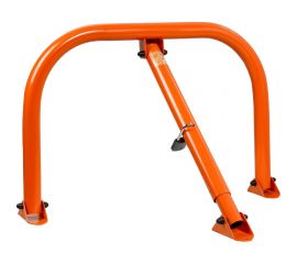 Парковочный барьер с навесным замком Airline 3 ключа, 750x500x370 мм AKON006 