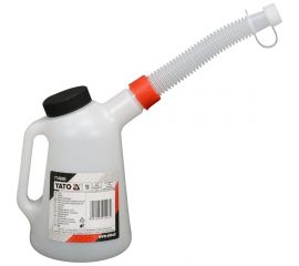 Лейка пластиковая с крышкой 1 л для СТО YATO YT-06980 