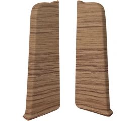 Заглушка для плинтуса Волшебная палочка Home ПВХ, 70 мм, в упаковке пара, 2 шт., 7019 УТ000075226 