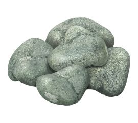 Камень Банные штучки Хакасский жадеит обвалованный, средний (70-140 мм), в коробке 10 кг 33719 