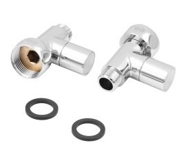 Прямой кран-вентиль SG ручка колпачок, хром, 1х3/4 г/ш, 2 шт 8831SCH0510/2 