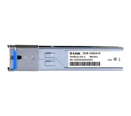 SFP-трансивер d-link 1000base-bx-u single-mode 3km wdm sfp tranceiver, support 3.3v power, sc connector 330R/3KM/A1A 