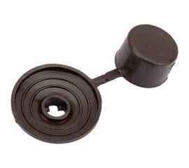 Шляпка для шиферного гвоздя Невский Крепеж коричневая, 50 шт. 819230 