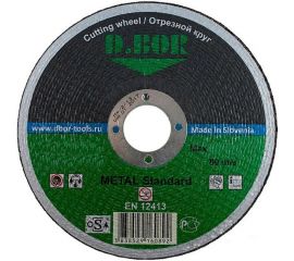 Отрезной диск по металлу METAL Standard A60T-BF, F41 (125х22.2 мм) D.BOR F41-MS-125-10-22 