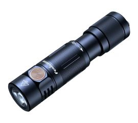 Фонарь Fenix E05R черный, E05RBL 
