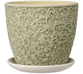 Горшок ООО КОМПОЗИТ Орнамент оливковый бутон №3. КБ-Б3-156-48 
