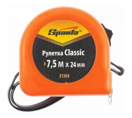 Рулетка 7.5 м х 24 мм Classic SPARTA 31304 