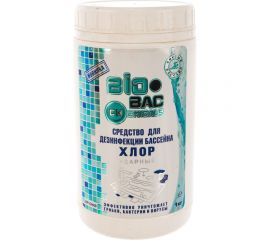 Средство для дезинфекции бассейна БиоБак хлор 60 ударный, гранулы BP-CH60 