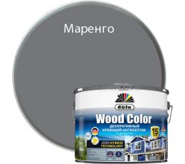 Кроющий антисептик Dufa WOOD COLOR маренго 9 л МП00-007417 