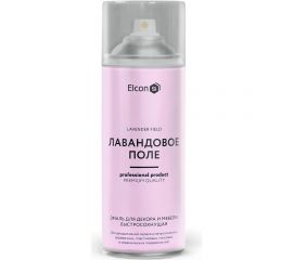 Аэрозольная краска Elcon для мебели, для декора, для металла, для пластика, для керамики, для стекла, для гипса, быстросохнущая, акриловая, лавандовое поле, 520 мл 00-00462450 