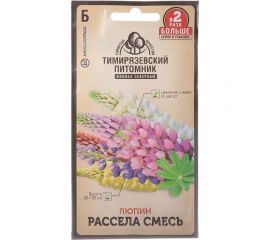 Семена Тимирязевский Питомник цветы люпин Рассела смесь 0.6 г Of000120541 
