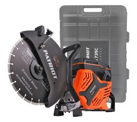 Бензорез Patriot DSG 735С, 75сс, 4.8 л.с, 350 мм, кейс 595102230 