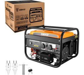 Бензиновый генератор DEKO dkeg210-e, 3.2 квт, электростартер 065-1085-1 