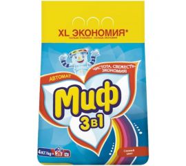 Стиральный порошок-автомат МИФ 4 кг 3 в 1 Свежий цвет MS-81583939 603852 