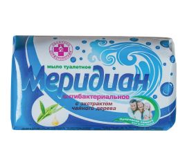 Антибактериальное туалетное мыло МЕРИДИАН 100 г, экстракт чайного дерева, бумажная упаковка 606816 