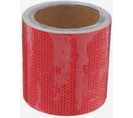 Светоотражающая самоклеящаяся лента СИМАЛЕНД красная, 10 см х 5 м 5155989 