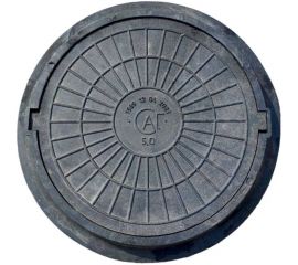 Полимерно-композитный люк Агросток легкий 770x90x40 мм 5 т черный 28332 