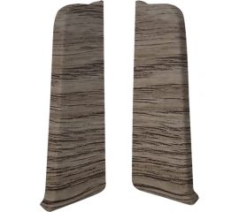 Заглушка для плинтуса Волшебная палочка Home ПВХ, 70 мм, в упаковке пара, 2 шт., 7018 УТ000075225 