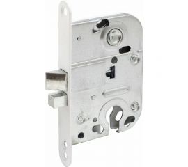 Врезной замок Аллюр 2018 WW белый, для финских дверей, б/о 14366 