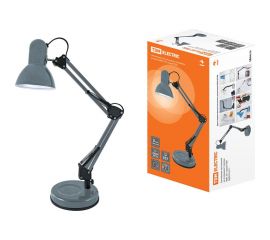 Настольный светильник на основании TDM 2 колена, 60Вт, E27, серый SQ0337-0111 