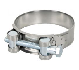 Силовой хомут из нержавеющей стали KRAFT W2, 80-85 мм, уп. 5 шт. KT 880529 