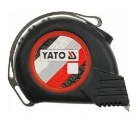 Рулетка YATO 5м х 25мм, автостоп, магнит, обрезиненный корпус YT-7111 