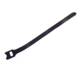 Хомут для кабеля Hyperline WASN-180-BK-10 липучка, 180x15 мм, черный, 10 штук 397495 