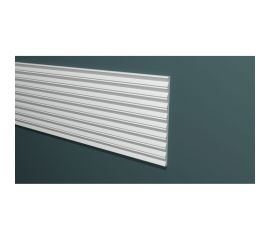 Панель стеновая ""Грани"" ударопрочная, влагостойкая, под покраску Decor-Dizayn 180x10x3000 мм DD908 (3m) 