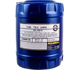 Полусинтетическое моторное масло MANNOL TS-5 UHPD 10W40 10 л 1455 