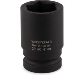 Головка торцевая ударная глубокая 6-гранная (41 мм; 1"") WIEDERKRAFT WDK-711-8041L 