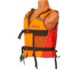 Спасательный жилет КОВЧЕГ Тритон, р. 3XL-4XL/56-58, до 130 кг, оранжево-красный/камуфляж 725301019 