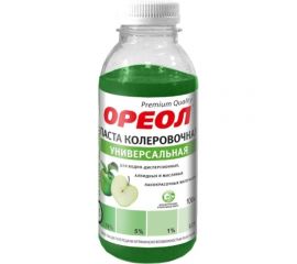 Универсальная колеровочная паста ОРЕОЛ зеленое яблоко (25), 100 мл 4769 