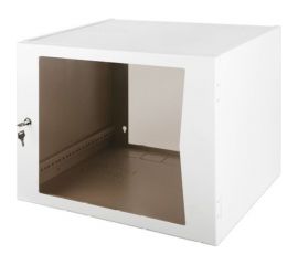 Настенный шкаф КДДС 19" 6U со стеклянной дверцей 00000000047 