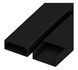 Кабель-канал AGIS ПВХ 40x16 мм Черный 60.03.40.16.200 